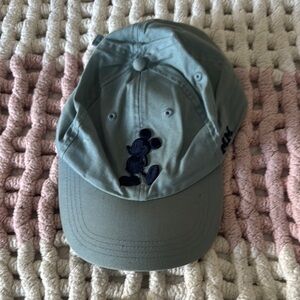 Disney Adult Green Cap with Mickey Embroidered